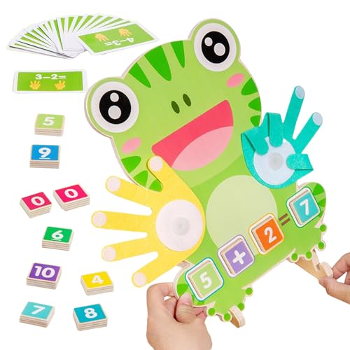 Generisch Juegos de resta,Juguetes educativos de educación temprana de madera | Juego educativo de matemáticas con colores para niños en el aula sala de juegos guardería clases en casa