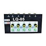 Laikoutd 4/8-Kanal Mischpult Mit Metallgehäuse Für Bandübungen Studio Und Für Auftritte Freien Mit 6 35-mm Steckern. Soundmixer