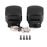 【Excellent remplacement】 Aspect carré noir solide, anti-poussière et à la mode. La liste de colis comprend 1 * paire de haut-parleurs et 1 * pack de vis Ce sera bon choix si vous avez besoin d'un tweeter de voiture à tout moment et n'importe où.