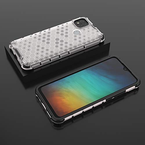 Image of Glasgow Back Case Cover Designed for Mi Redmi 10A / Redmi 9 / Poco C31 - Transparent