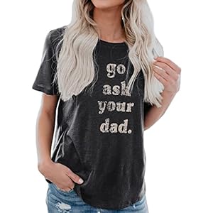 IRISGOD Womens Mom Shirt Summer Funny Short Sleeve Mommy Graphic Tees T-Shirts