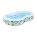 Intex Swim Center Paradise Inflatable Pool, 103in X 63in X 18in, for Ages 3+