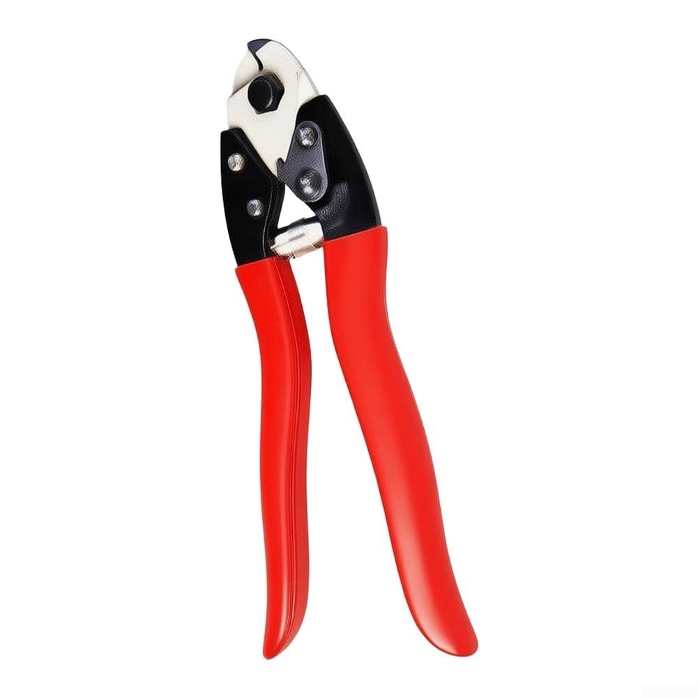 Tijeras para Electricista para acero Cr-V Cortador de Alambre Multifunción Pelacables 5 Tamaños Mango Antideslizante 152mm
