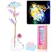 Produktbild Linhaida Ewige Rose Geschenk Infinity Rosen Gold Galaxy Rose Deko Künstliche Rose Blumen mit LED-Leuchte für Frauen Männer Freundin Ehefrau Muttertag Schwester Weihnachtstag