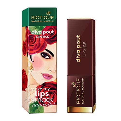 Image of Biotique Natural Makeup Matte Diva Pout Lipstick - Valentine Love, 4g