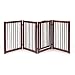Primetime Petz 360 Configurable Dog Gate with Door – Indoor Freestanding Walk Through Wood Pet Gate