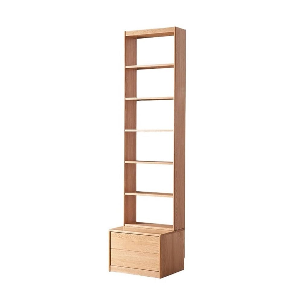 Libreria Libreria a parete intera, libreria modulare da terra, espositore portaoggetti, cassetti, design senza schienale(Piccolo)