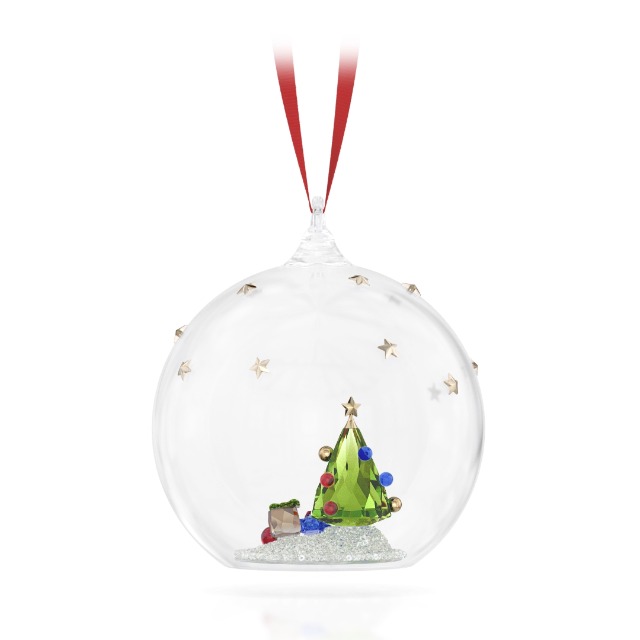 Amazon.com: Swarovski Holiday Cheers Tree and Gifts Ball Ornament