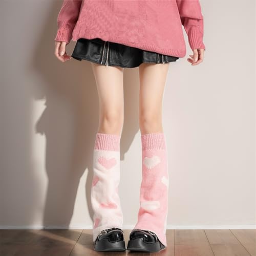HeiBai Xiong Goth Leg Warmers for Women Cute Rave Punk Y2k Harajuku Japanese3