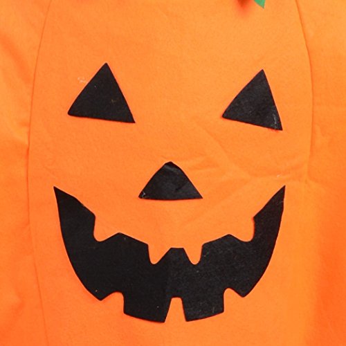 Funpa Halloween Costume Cute Pumpkin Apparel Clothing With Hat For Kid And Adult #TOP5