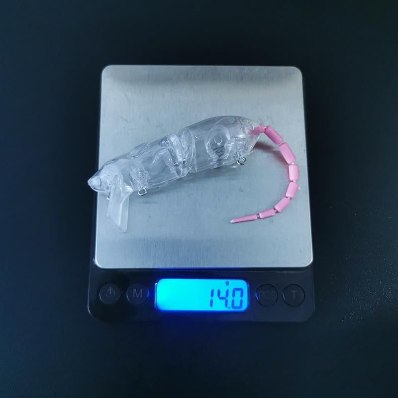 Pack of 30 Unpainted Floating Swimbait Square Bill Rat Bait DIY Fishing Lure Blank 3.15 inch 0.47 oz Great for Beginners and Experienced Anglers Alike Gifts