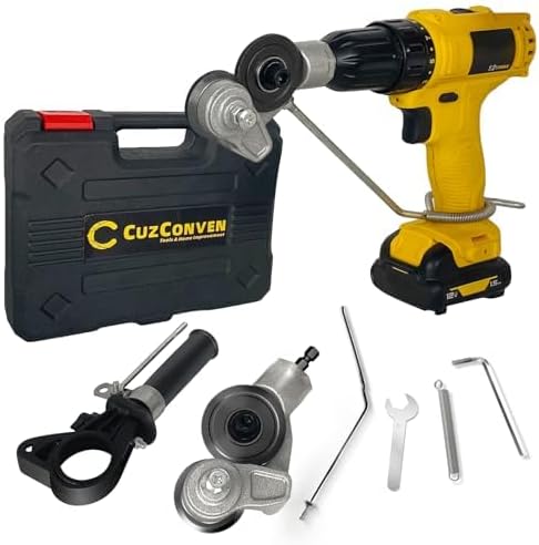 Metal Cutter for Drill, 2024 New Sheet Metal Cutter, Electric Drill Plate Cutter for Cutting Steel, Copper, Aluminum and other Thin Metal Plates