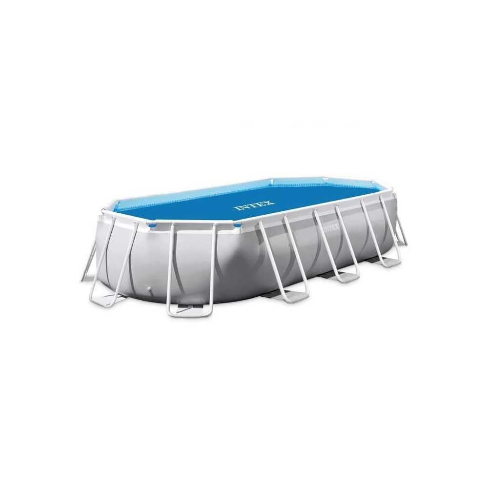 Intex bâche à Bulles pour Piscine Ovale 5,03m x 2,74m