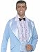 Forum Novelties White Men's Ruffle Shirt Front, One Size, Multicolor