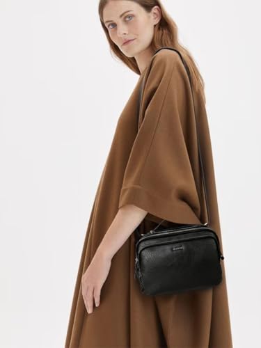 GLITZALL Multi Pockets Crossbody Bags for Women Small Top Handle Purse Satchel and Medium Pocketbooks with Soft Vegan Leather3