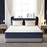 MOLPHIT Double Mattress,12 Inch Full Mattrress with 7-Zone Hybrid Double Bed Mattresses,Pocket Sprung with Medium Firm for Body Support & Pressure Relief - 75 * 54in