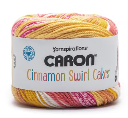 CaronCinnamon Swirl Cakes Yarn - Tangerine Twist