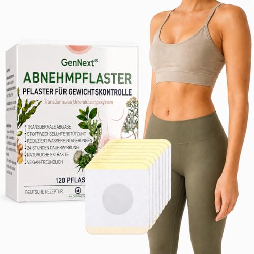 Abnehmpflaster abnehmen Pflaster zur Unterstützung Stoffwechsel beschleunigen abnehmen atmungsaktive Abnehmpflaster Fettverbrennung 120 Stück