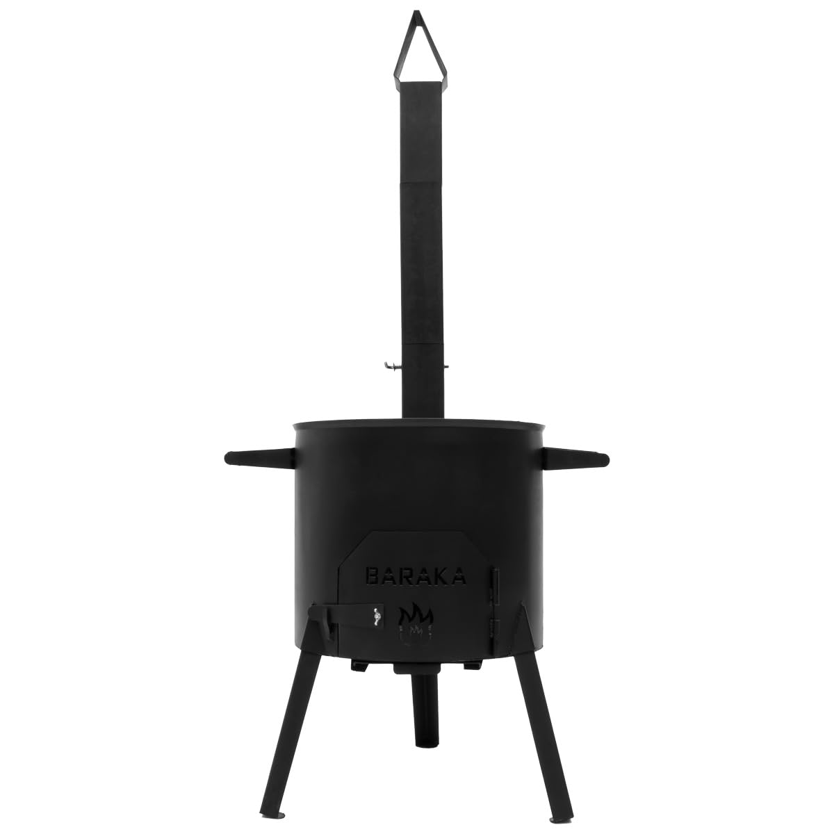 Utschak Feuerofen mit Abzugsrohr Uchag Grillen & Kochen mit Outdoorküche (Utschak L - ohne Kazan) geeignet für Kazan 16 Liter