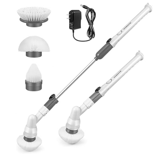 Brosse à récurer électrique sans fil imperméable avec têtes interchangeables - 2