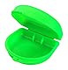 Snorflex kleine Zahnspangendose, Retainer- Dentalbox, KFO-Box, small (Hellgrün tranluzent)
