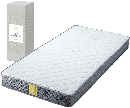 （17:30時点） GOKUMIN マットレス ポケットコイル 厚さ20cm 高反発 180N 高耐久 32D 体圧分散 スプリングマットレス 硬め ベッド 高反発マットレス ごくみん (シングル/ホワイト) psmss