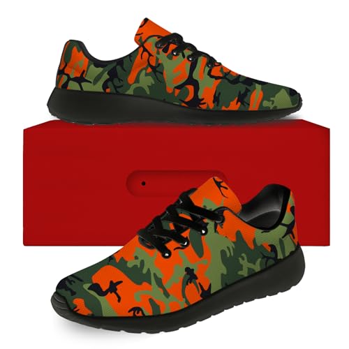 Camouflage Print Shoes for Men Women Running Comfortable Lightweight Tennis Walking Sneakers2