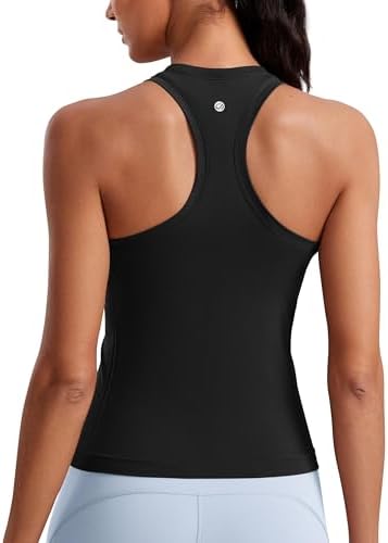 CRZ YOGA Seamless Crewneck Tank Tops for Women - Workout Athletic...