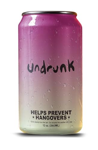 Undrunk - Hydrogen Rich Spring Water with Gold & Platinum Infusion to help support hangover relief, 12 oz per Can (Pack of 12) - Image 4