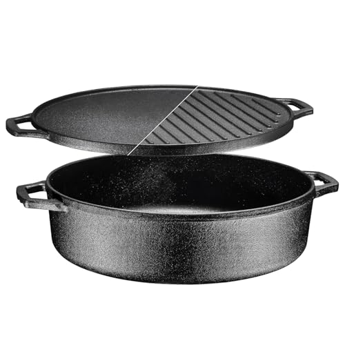 Bruntmor 6.8-Quart 3-in-1 Skillet