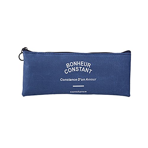 Preisvergleich Produktbild drawihi Leinwand Bleistifttasche Handtasche Kosmetiktasche Boy Girl Dark Pure Blau