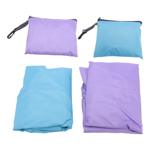 BTSEURY 2pcs Backpack Rain Cover, 35L Travel Backpack Rain Cover with 2pcs Zippered Storage Bags for Hiking Travel