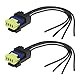 ECSiNG 2 Stück Auto Kraftstoffpumpe Kabelbaum Stecker 4 Pin 8201348602 15 cm Kraftstoffpumpe Tank Sensor Anschluss Automotive Ersatzteile