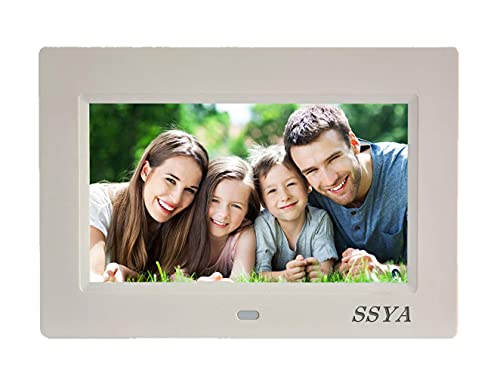 Ssya Digital Calendar Alarm Day Clock - 12 Alarm Options, Level 5 Auto Dimmable, Dementia Clocks For Vision Impaired, Elderly, Memory Loss Clock With Non-Abbreviated Clock With Date And Day (7 Inch) #TOP5