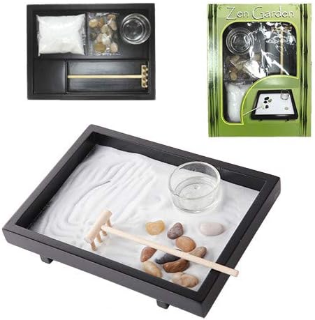 Pacific Giftware Zen Garden Enlightenment Set Meditation Use Home Office Decor