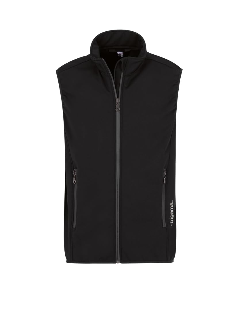 Trigema Women's Damen Softshell-Weste Maternity Gilet, Schwarz (Schwarz 008), 12