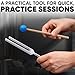 432 Hz Tuning Fork Set – 7.2'' Aluminum Alloy, Reflex Hammer, Cleaning Cloth & Bag, Precision Tuned & Durable – Suitable for Meditation, Deep Relaxation, Vibrational Work & Chakra Tuning Forks