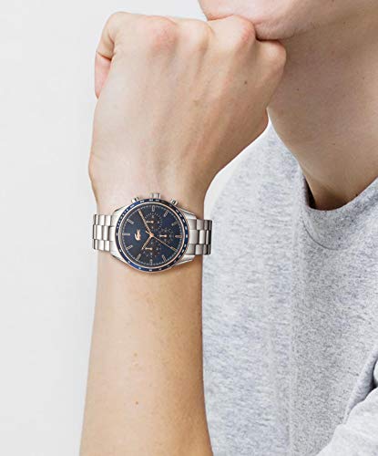 Lacoste Boston Men's Chronograph Stainless Steel And Link Bracelet Casual Watch, Color: Silver (Model: 2011081) #TOP3