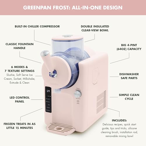 GreenPan Frost 2-Quart Compressor Ice Cream Maker & Slushie Machine — view 5