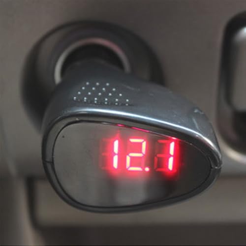 Image of Eaglerich Car Vehicle Voltmeter Voltage Gauge Volt Meter Cigarette Plug Monitor 12V