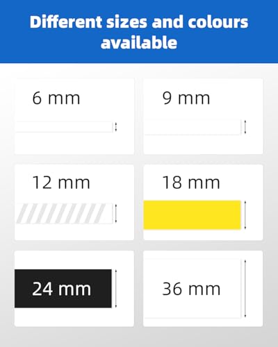 Upwinning Tze 355 Bänder 24mm Schwarz Kompatibel mit Brother P-touch Bänder 24mm Schwarz TZe-355, Tze 24 mm White on Black TZe355 Aze-355, kompatibel für Brother P710BT P700 D600 P900 E550VP, 3er-Pack