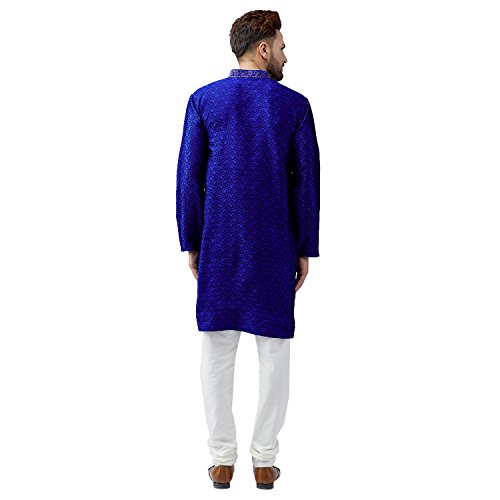 Image of SOJANYA (Since 1958 Men's Silk Blend Kurta Churidar Pyjama Set