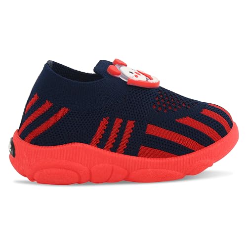 Image of HOOH Baby Walking Shoes with Whistle Sound, Slip-on Knit Breathable Shoes for Baby Boys & Girls Upto 0 Months to 24 Months