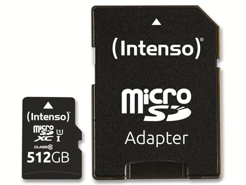 microSDXC 512 GB Intenso tarjeta memoria interna para móvil tableta consola portátil