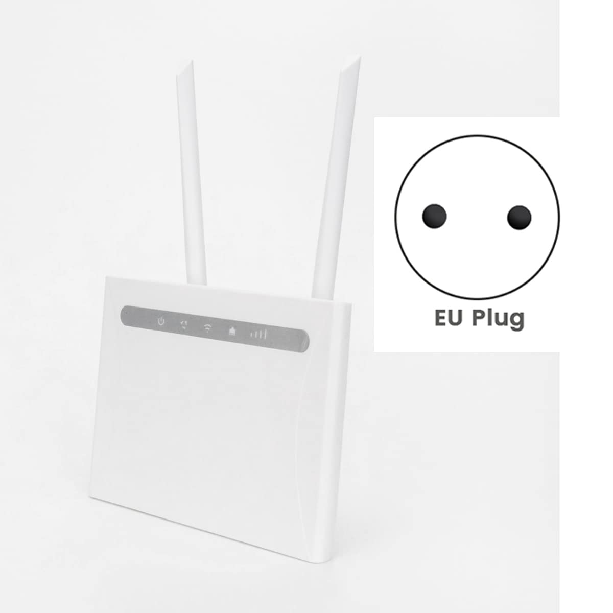 Carriere Router Wireless 4G WiFi 4G CPE con Slot per Scheda SIM Porta di Rete 3X100Mbps per Azienda Domestica (Spina Europea)