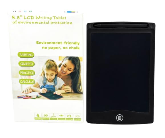 Trendmad Re-Writable LCD Writing Pad with Screen for Drawing, Playing, Handwriting Gifts for Kids & Adults 8.5 Inch Pack of 1-image-4