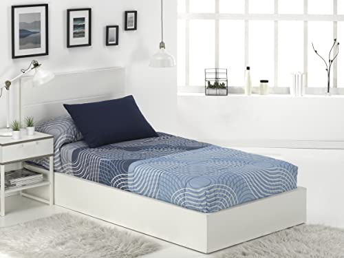 DHESTIA HOME - Edredón Ajustable para Cama Nido, Canapé, Litera o Cama Convencional (Cama 90)