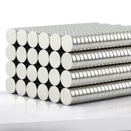 Wotoy 40Pcs 10X1.5Mm Decorative Refrigerator Magnets Small Round Disc Magnet For Craft Brushed Nickel Fridge Magnets Office Magnets Whiteboard Magnets #TOP1