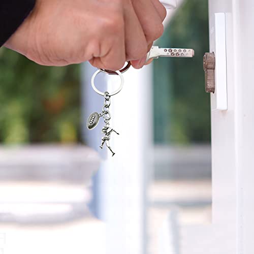 DonDown Rugby Ball portachiavi con motivo