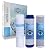 Huining 10"x2.5" 5 Micron Water Filter System Set Replacement Universal Cartridge for Whole House Reverse Osmosis System?Any Standard RO Unit?Under Sink & Countertop Water Filtration(PP+CTO+UDF)